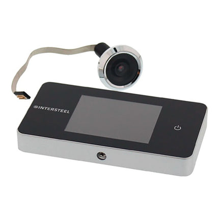 INTERSTEEL Cyfrowy wizjer do drzwi Basic plastikowy srebrny ( 3000259190 )