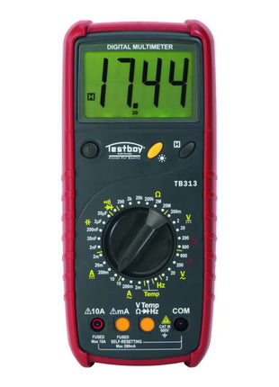 Multimetr cyfrowy TESTBOY Testboy 313 0-600 V AC, 0-600 V DC ( 4000828931 )