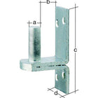 Zacisk GAH DII na płytce 13x25mm ( 3000200196 )