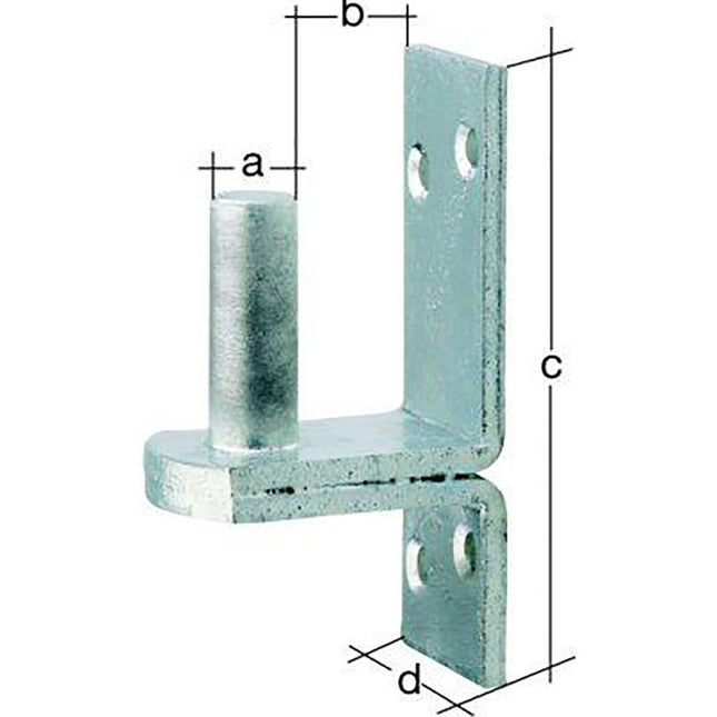 Zacisk GAH DII na płytce 13x25mm ( 3000200196 )