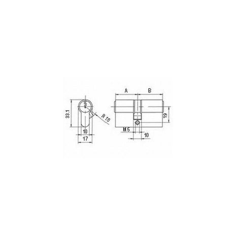 Profil BKS z podwójnym cylindrem PZ 8800 40/40 mm ( 3000251944 )