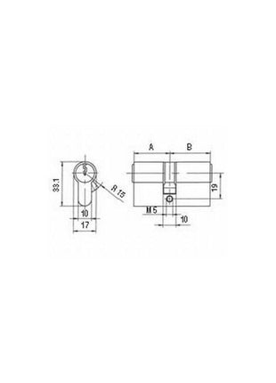 Profil BKS z podwójnym cylindrem PZ 8800 40/60 mm ( 3000251947 )