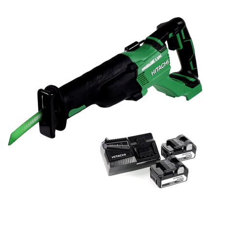 Hitachi CR 18 DBL 18 V Li-Ion Akku Reciprosäge Säbelsäge Brushless + 2x BSL 1850 5,0 Ah Akku + Ladegerät - Toolbrothers