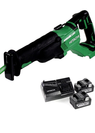 Hitachi CR 18 DBL 18 V Li-Ion Akku Reciprosäge Säbelsäge Brushless + 2x BSL 1860 6,0 Ah Akku + Ladegerät - Toolbrothers