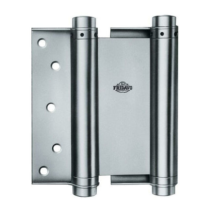 Zawias do drzwi wahadłowych ze sprężyną spiralną FRIDAVO model M stal żółta chromianowana ( 3000255425 )