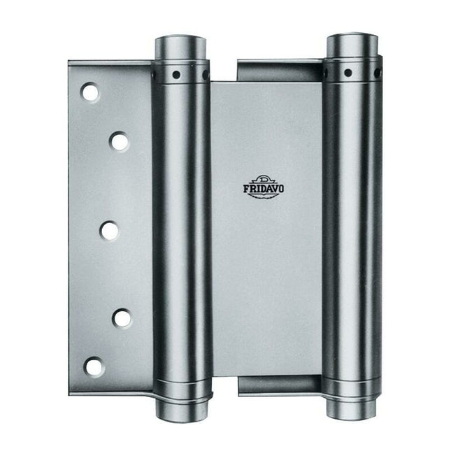 Zawias do drzwi wahadłowych ze sprężyną spiralną FRIDAVO model M stal żółta chromianowana ( 3000255425 )