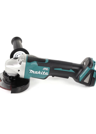 Makita DGA 458 T1 Akku Winkelschleifer 18 V 115mm Brushless + 1x Akku 5,0Ah - ohne Ladegerät - Toolbrothers