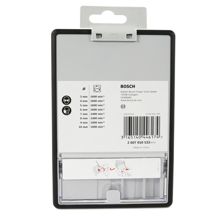 Bosch Holzbohrer Set 8 tlg. 3 - 10 mm ( 2607010533 ) - Toolbrothers