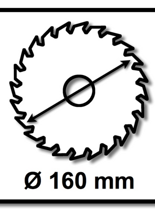 Bosch Kreissägeblatt Expert for Wood 160 x 20 x 2,2 mm 24 Zähne ( 2608644016 ) - Toolbrothers