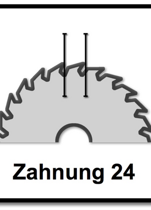 Bosch Kreissägeblatt Expert for Wood 160 x 20 x 2,2 mm 24 Zähne ( 2608644016 ) - Toolbrothers