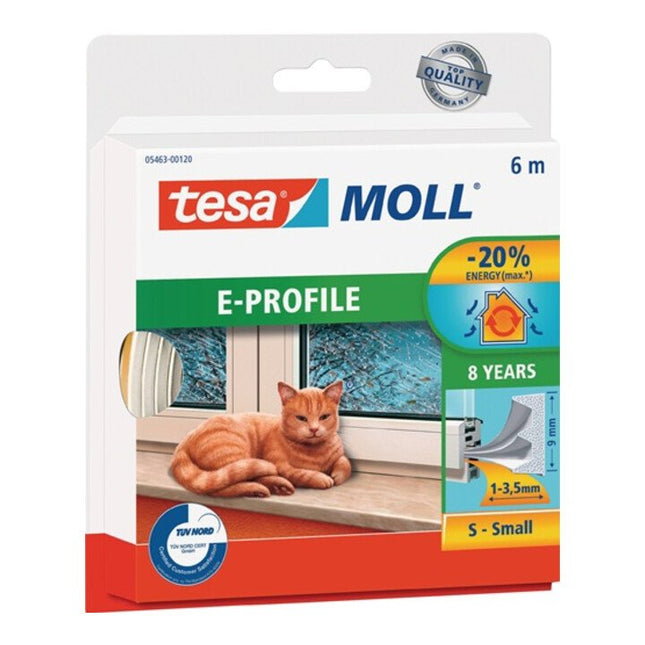 TESA okno/drzwi molle tesamoll(R) 5463 W9mmxH4mmxL6m ( 3000265161 )