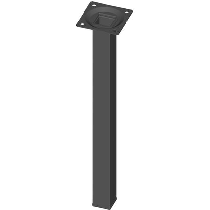 ELEMENT SYSTEM Noga meblowa czarna RAL 9005 25 x 25 mm Wysokość 300 mm ( 3000271204 )
