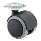 BS ROLLEN Kółko podwójne z tworzywa sztucznego Ø 50 mm Nośność 50 kg ( 3000275097 )