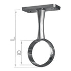 PG Wspornik środkowy 11131 Odlew cynkowy w kolorze srebrnym ( 3000282770 )