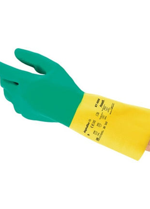 Guantes químicos ANSELL AlphaTec® 87-900 talla 10 verde/amarillo (4000371483)