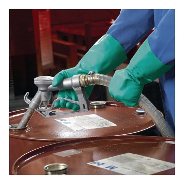 Rękawice chemiczne ANSELL AlphaTec Sol-Vex 37-675 rozmiar 9 zielone ( 4000371485 )