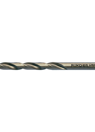 Broca helicoidal RUKO DIN 338 tipo INOX Ø nominal 1,5 mm (4000600424)