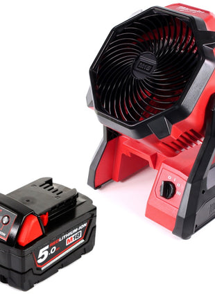 Milwaukee M18 AF 501 18V Akku Ventilator + 1x Akku 5,0Ah - ohne Ladegerät - Toolbrothers