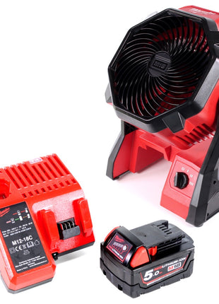 Milwaukee M18 AF 501C 18V Akku Ventilator + 1x Akku 5,0Ah + Ladegerät - Toolbrothers