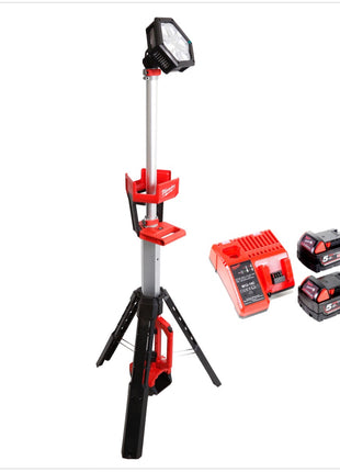 Milwaukee M18 SAL 502C 18V Akku Baustrahler + 2x Akku 5,0Ah + Ladegerät - Toolbrothers