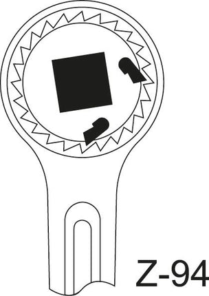 Grzechotka przelotowa GEDORE 2193 Z-94 1 ″ 40 zębów ( 4000773554 )