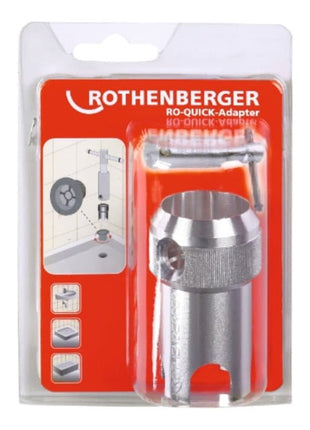 Herramienta para atornillar válvulas ROTHENBERGER RO-QUICK longitud 75 mm adaptador (4000781040)