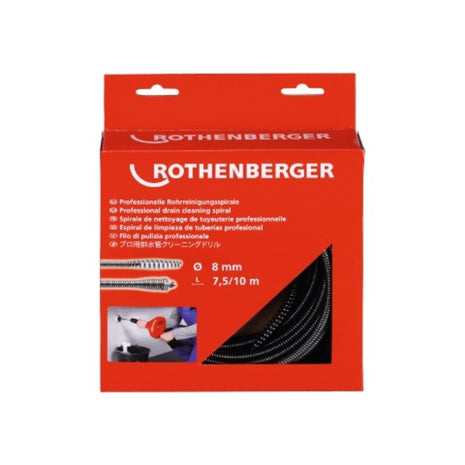 ROTHENBERGER herramienta en espiral longitud 7,5 m espiral Ø 8 mm (4000781060)