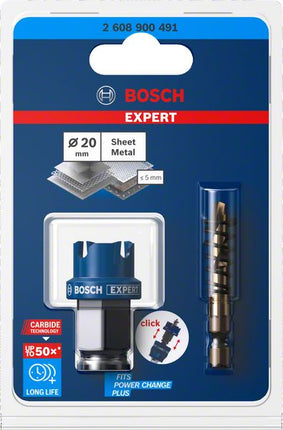 Otwornica BOSCH Expert Piła do blachy Ø 20 mm głębokość cięcia 5 mm ( 4000800268 )