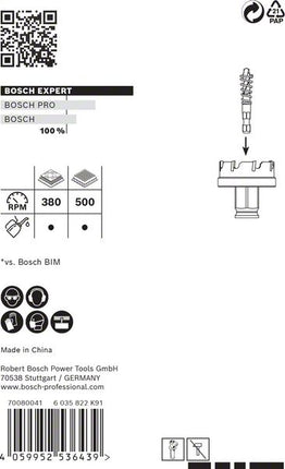 BOSCH Lochsäge Expert Sheet Metal Sägen-Ø 32 mm Schnitttiefe 5 mm ( 4000800272 )