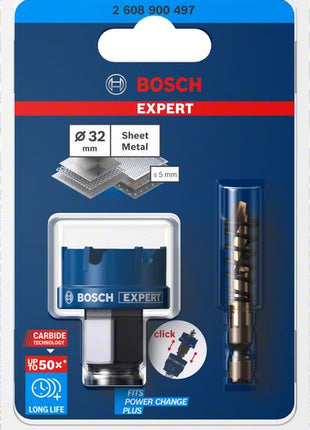 Sierra perforadora BOSCH Expert Sierra para chapa diámetro 32 mm profundidad de corte 5 mm (4000800272)