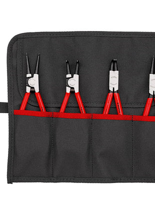 KNIPEX Juego de alicates para arandelas, 4 piezas en bolsa enrollable (4000810634)