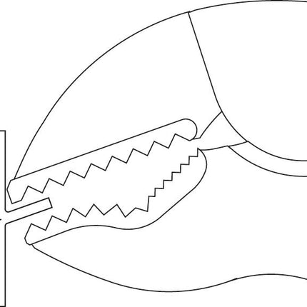 Szczypce zaciskowe GEDORE Długość całkowita 230 mm Szerokość zacisku maks. 32 mm ( 4000810654 )