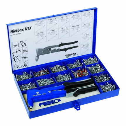 Zestaw nitów zrywalnych GESIPA 942 sztuki ( 4000813054 )