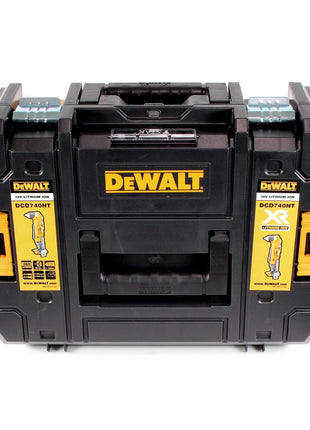 Dewalt DCD 740 NT Akku Winkelbohrmaschine 18V 33Nm + 1x 2,0Ah Akku + TSTAK - ohne Ladegerät - Toolbrothers