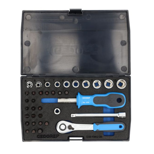 Zestaw kluczy nasadowych GEDORE D 20 SME-20 37-częściowy 1/4 ″ ( 4000820548 )