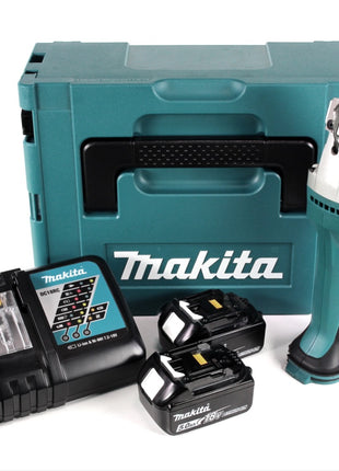 Makita DJS 161 RTJ 18 V Li-Ion Akku Blechschere im Makpac + 2 x 5,0 Ah Akku + Ladegerät - Toolbrothers