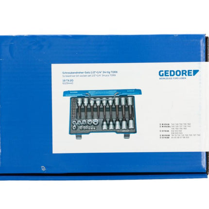Zestaw kluczy nasadowych GEDORE 19 TX 20 34-częściowy ( 4000821554 )
