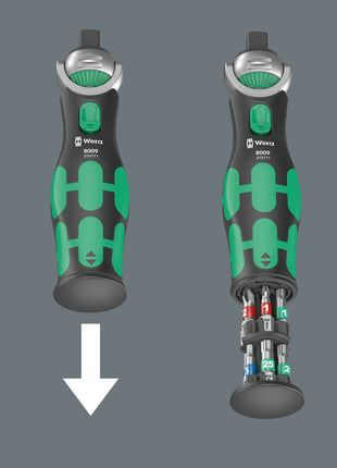 WERA Steckschlüsselsatz 8009 Zyklop Pocket Set 2 19-teilig 3/8″ + 1/4 ″ ( 4000822451 )