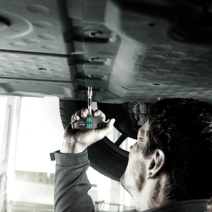 WERA Grzechotka dwustronna z dźwignią 411 A RA Uchwyt krzyżowy 1/4 ″ Zęby 80 ( 4000822452 )