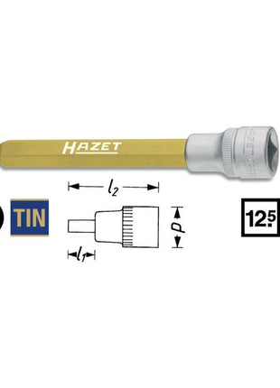 Inserto de llave de vaso HAZET 986KK 1/2″ hexágono interior (4000822765)