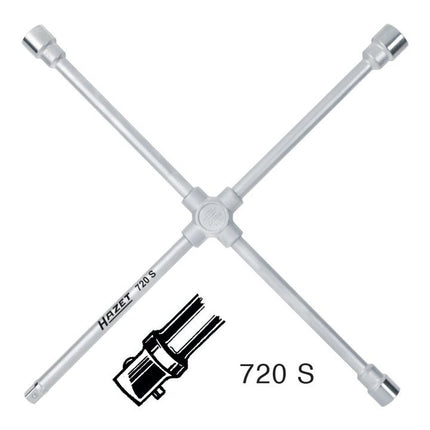 Klucz krzyżowy HAZET 720 S 24 x 27 x 32 x 20 (kwadrat 3/4″) ( 4000823581 )