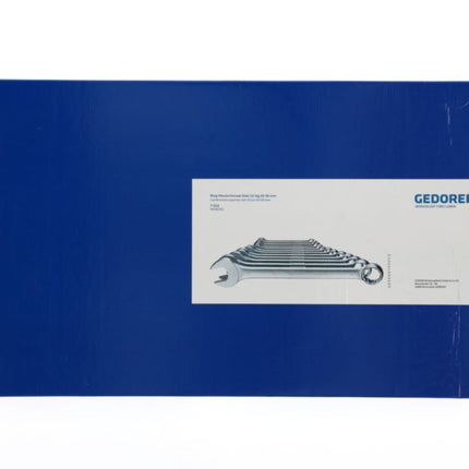 GEDORE Zestaw kluczy płasko-oczkowych 7-012 12-częściowy szerokość klucza płaskiego 10-32 mm ( 4000823622 )