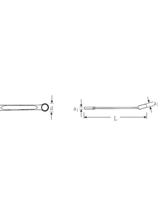 STAHLWILLE Ringmaulschlüssel OPEN BOX 13 SW 6 mm Länge 105 mm ( 4000826001 )