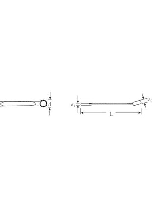 STAHLWILLE Klucz płasko-oczkowy OPEN BOX 13 SW 9 mm Długość 120 mm ( 4000826004 )