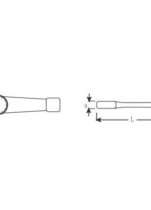 Llave de nudillos de latón STAHLWILLE 4205 tamaño de llave 30 mm (4000826119)