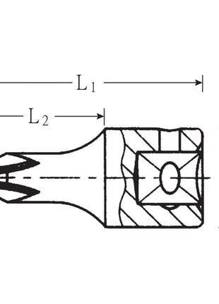 STAHLWILLE Gniazdo 44 PZ 1/4 ″ PZD ( 4000826254 )