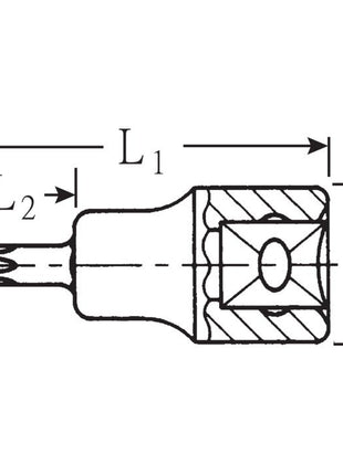 STAHLWILLE Steckschlüsseleinsatz 1/2 ″ TX ( 4000826395 )