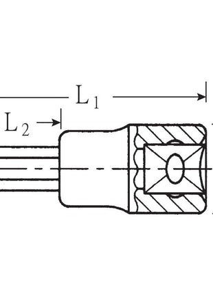 STAHLWILLE inserto de llave de vaso 54 IC 1/2″ hexágono interior, con espiga (4000826408)