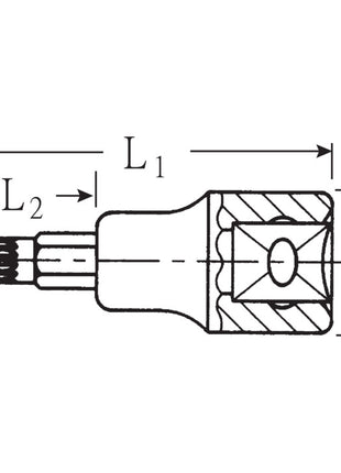 Gniazdo STAHLWILLE 54 X 1/2 ″ wewnętrzne wielopunktowe ( 4000826414 )