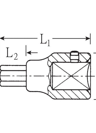 STAHLWILLE Steckschlüsseleinsatz 59 3/4 ″ Innen-6-kant ( 4000826472 )